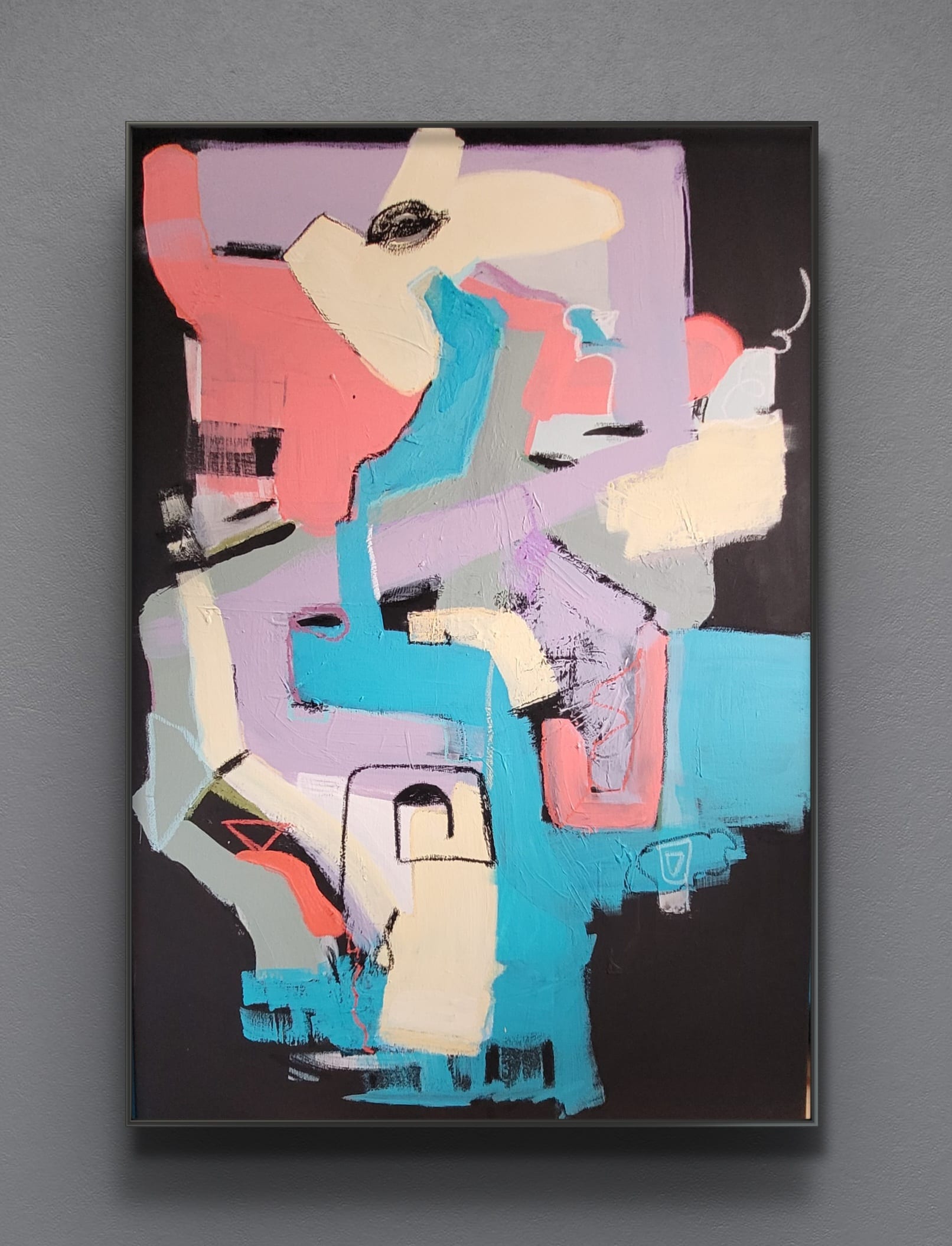 Having My Way, Mixed Media on Canvas, 70x 90cm (27,5 x 35,4)